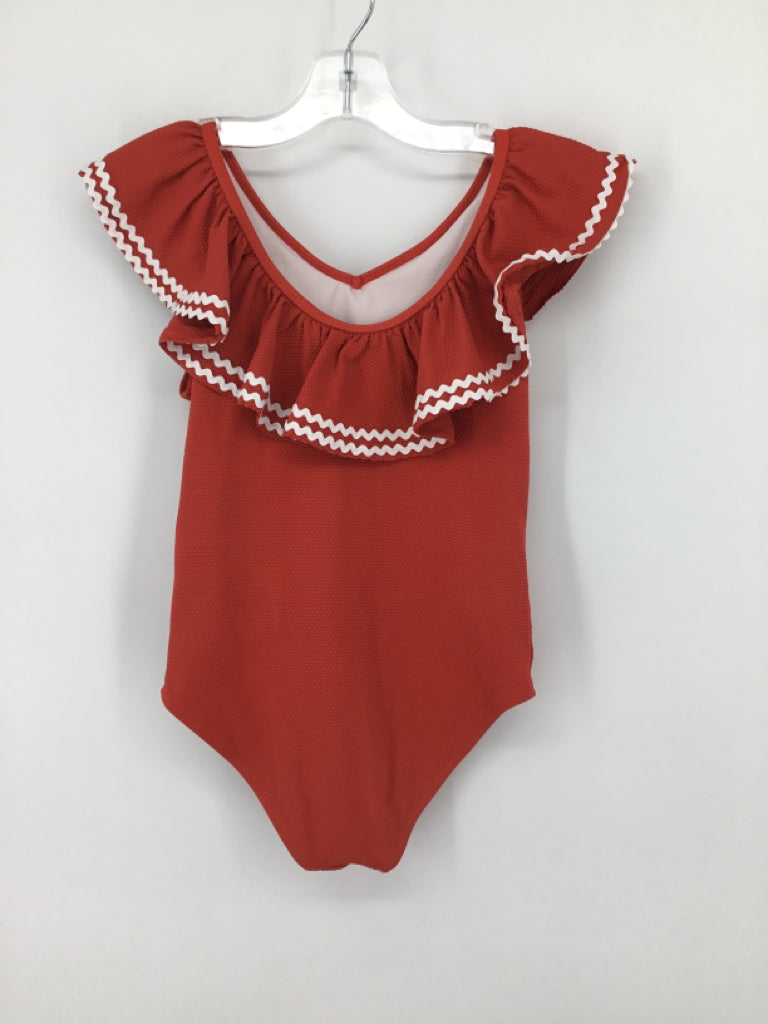 Janie and Jack Child Size 8 Red Swimwear - girls