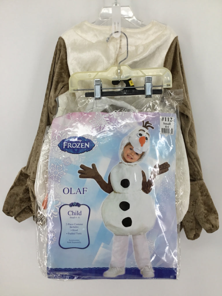 Disney Child Size 4 White Frozen Olaf Halloween Costume