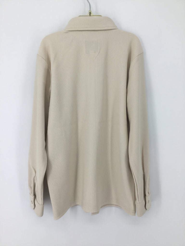 Craft + Flow Child Size 7 Tan Solid Shirt - boys
