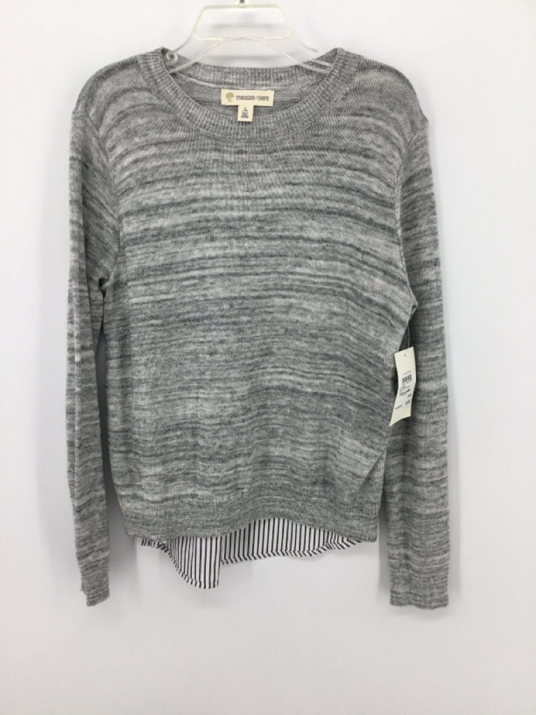 Tucker + Tate Child Size 7 Gray Marbled Sweater - boys