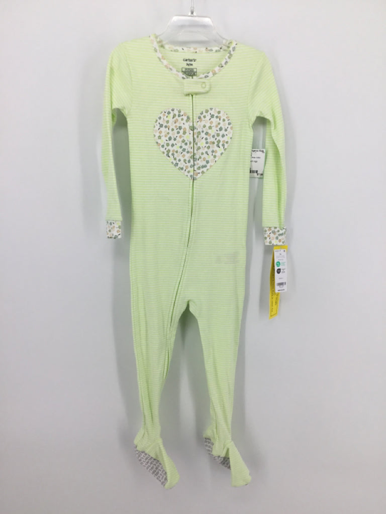 Carter's Child Size 3 Green Sleepers