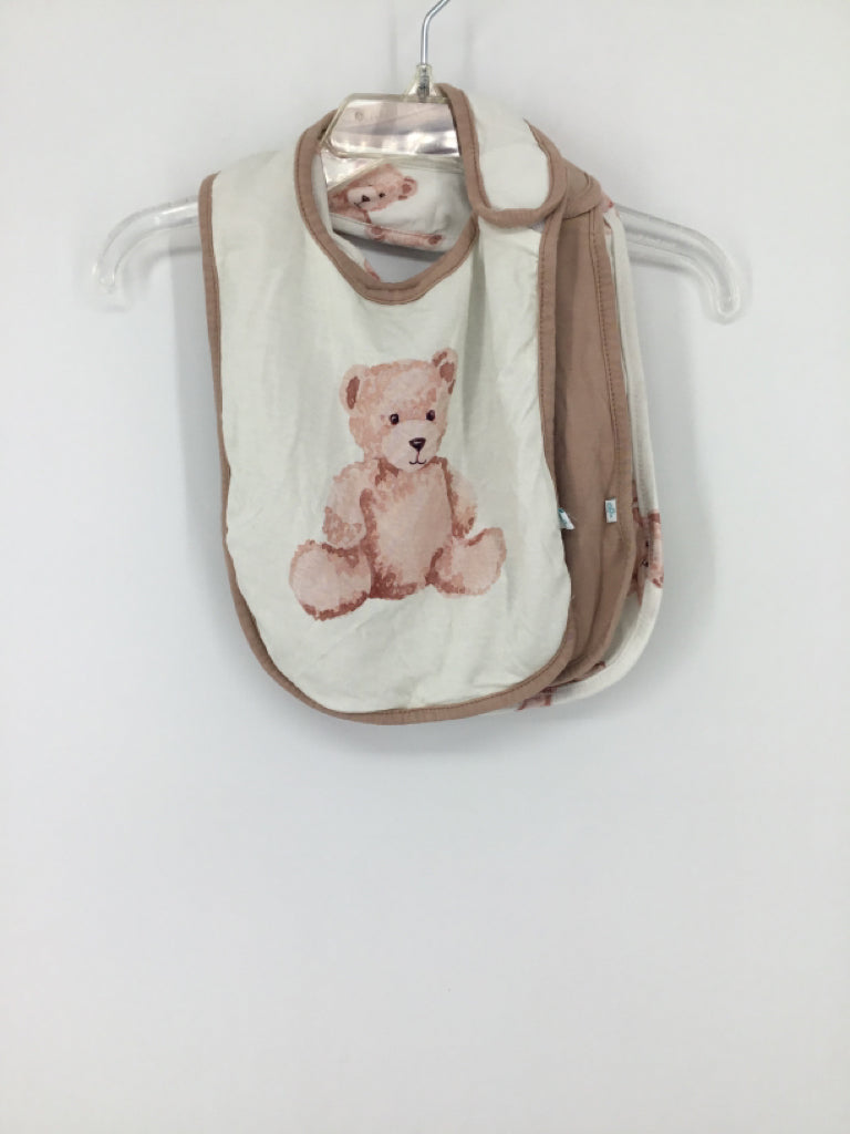 Posh Peanut Child Size One Size Tan Bib Set of 3