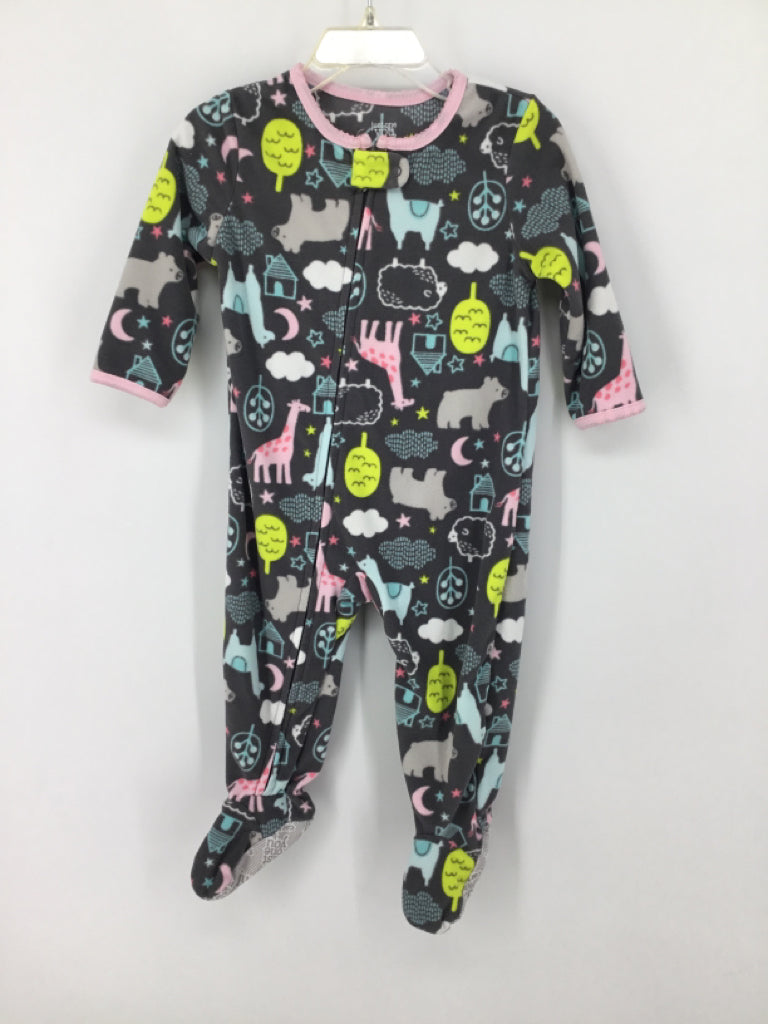 Just One You Made by Carters Child Size 12 Months Gray Sleepers