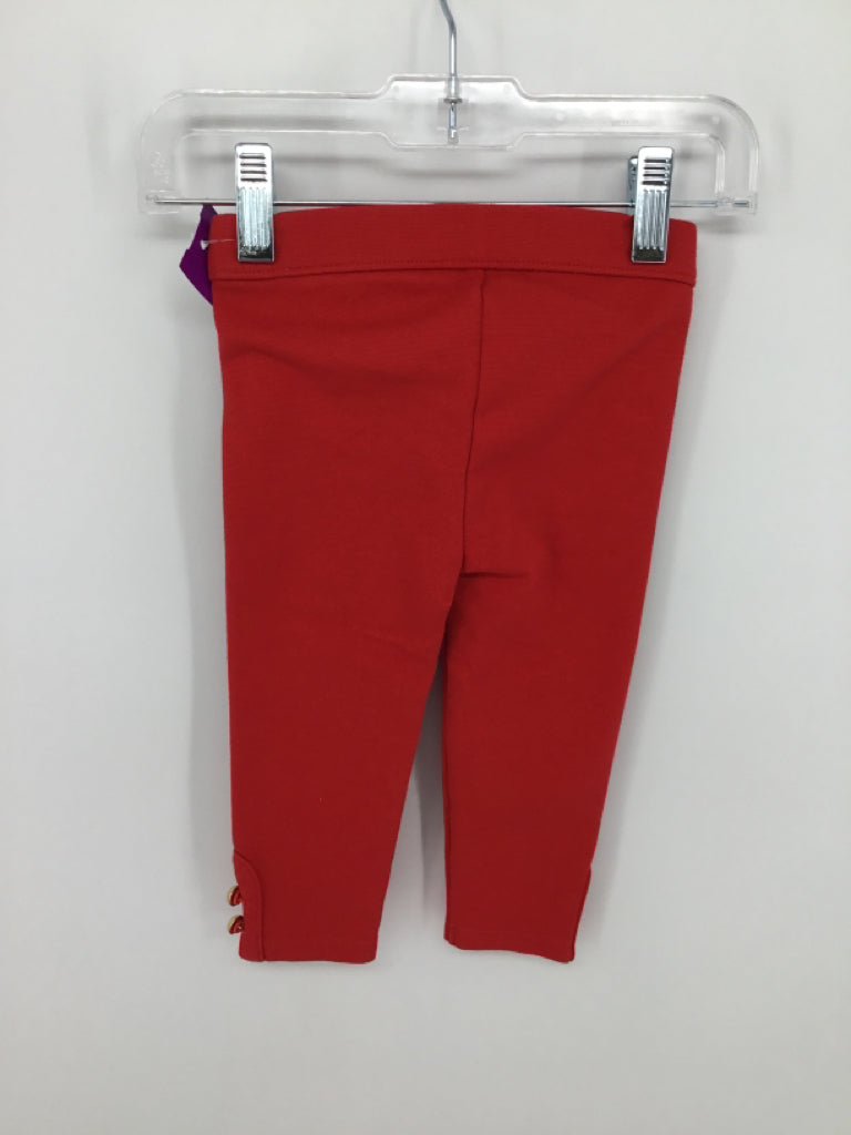 Janie and Jack Child Size 12-18 Months Red Pants - girls