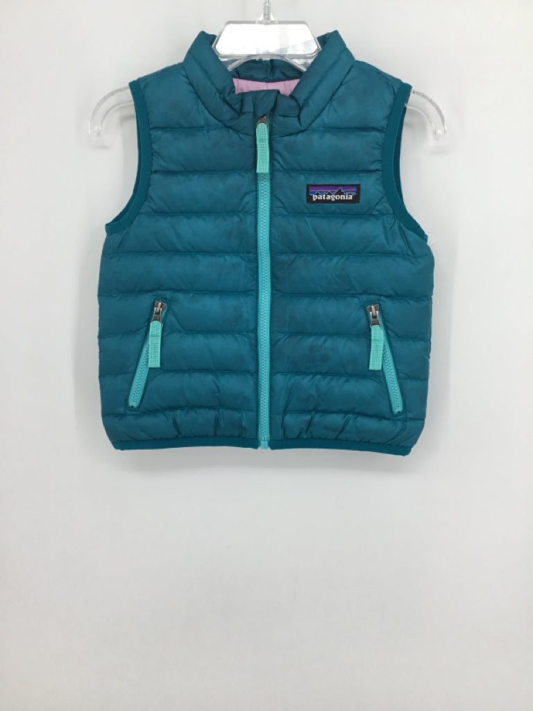 Patagonia Child Size 6 Teal Outerwear - girls