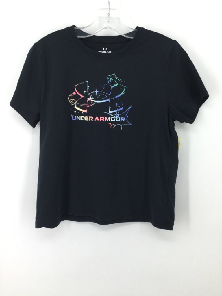 Under Armour Child Size 10 Black T-shirt - girls