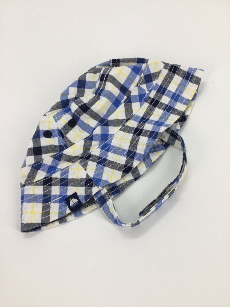 Gymboree Child Size 6-12 Months Blue Plaid Hats - boys