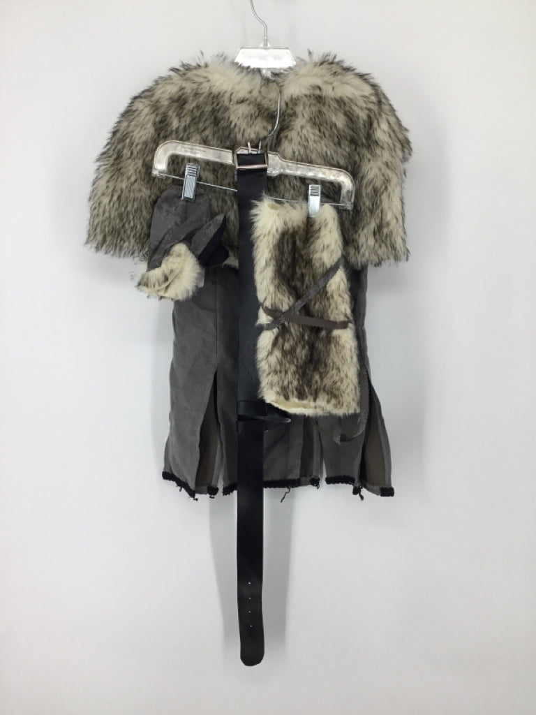 Chasing Fireflies Child Size 6 Gray Snow Warrior Halloween Costume