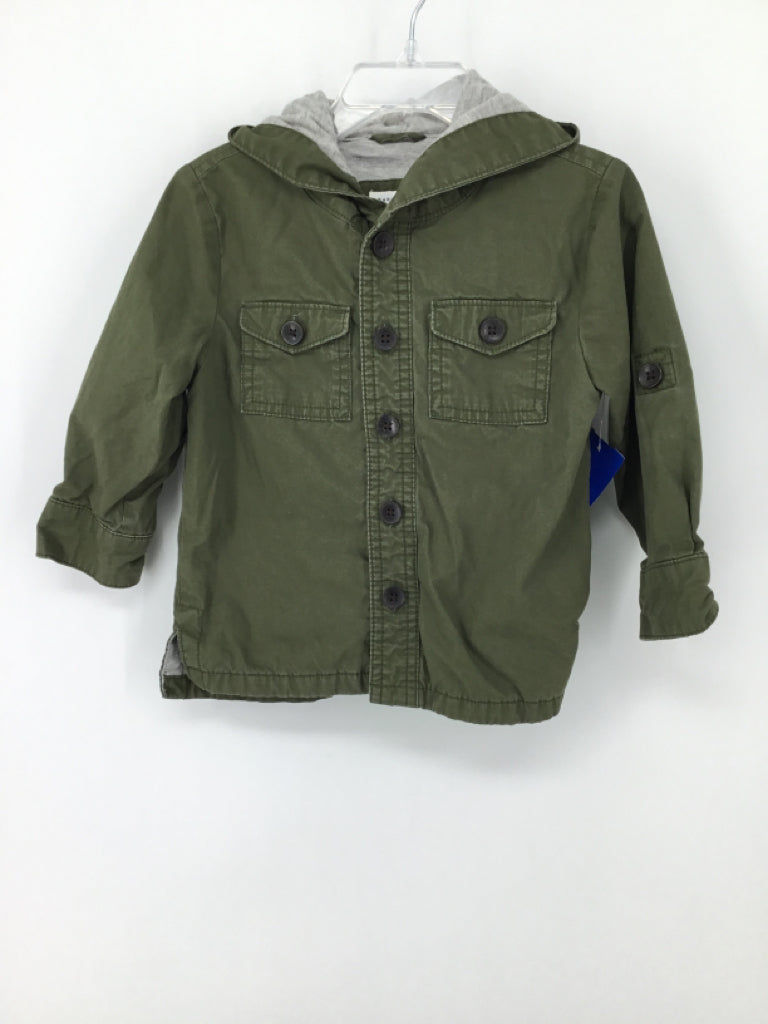 Baby Gap Child Size 18-24 Months Green Solid Jacket - boys