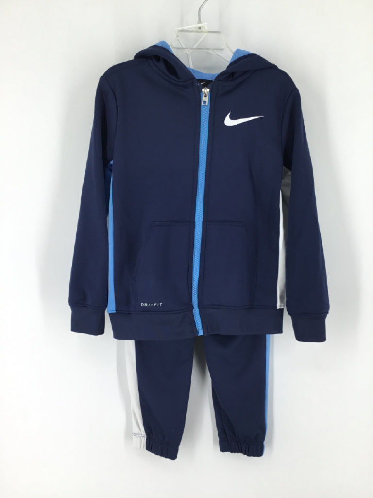 Nike Child Size 6 Blue Solid Outfit - boys