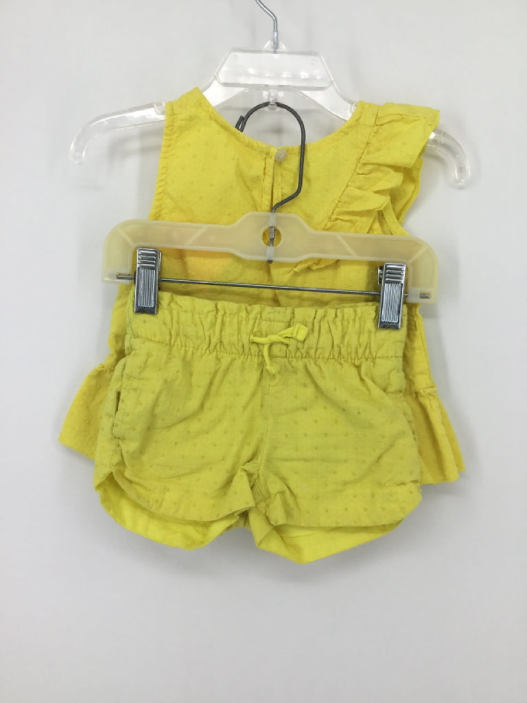 Cat & Jack Child Size 12 Months Yellow Outfit - girls
