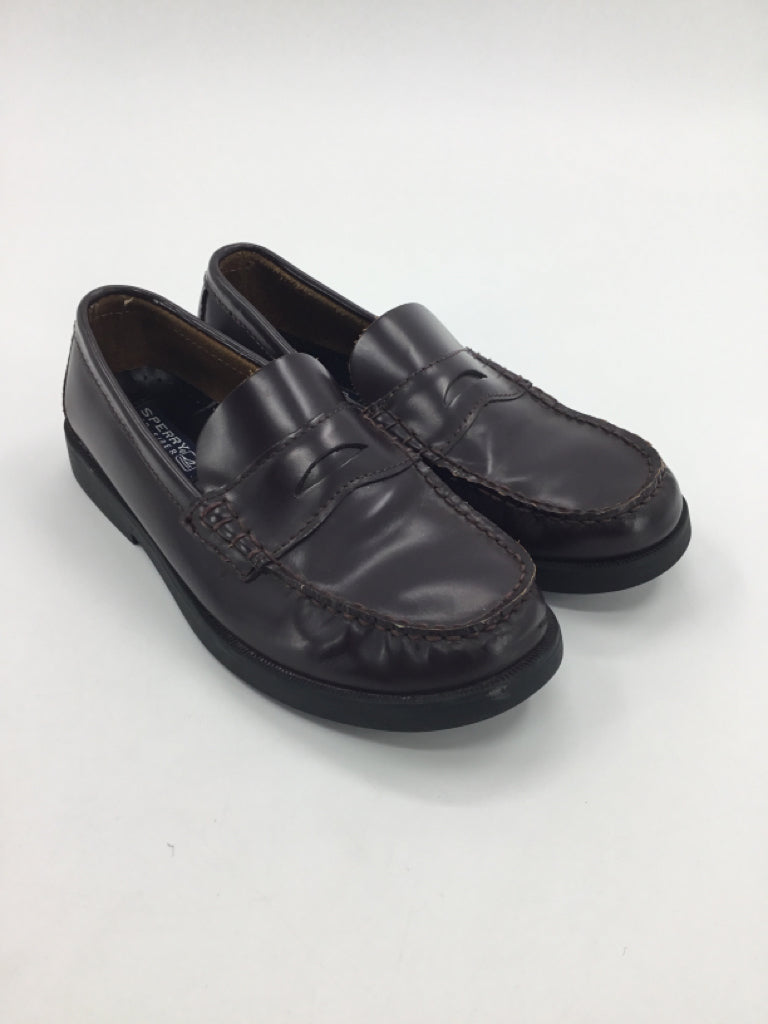 Sperry Child Size 4 Youth Brown Dress Shoes