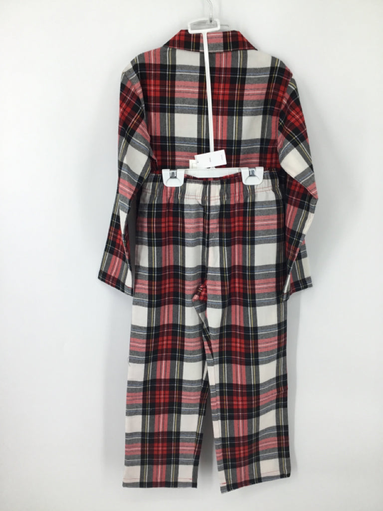 Old Navy Child Size 6 Red Plaid Pajamas - boys