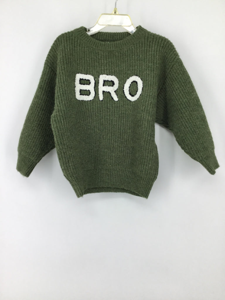 Spearmint Love Child Size 2 Green Embellished Sweater - boys