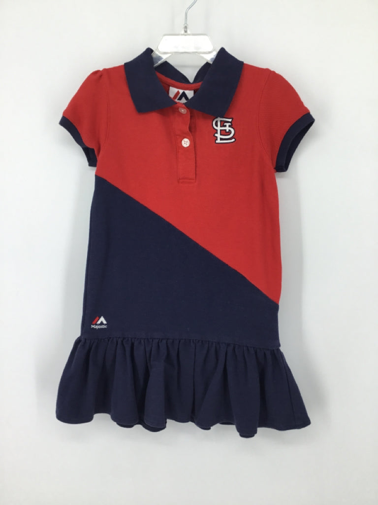Majestic Child Size 6 Red Dress - girls