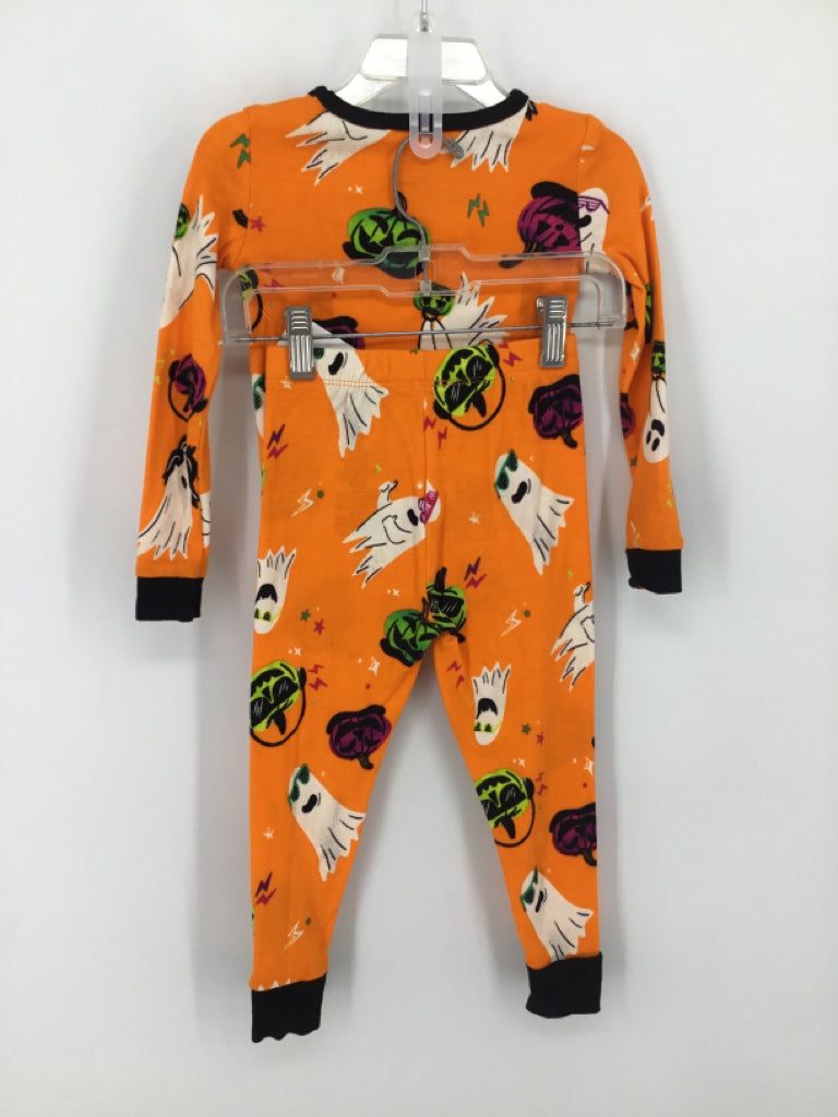 Hyde & Eek! Child Size 3 Orange Halloween Pajamas