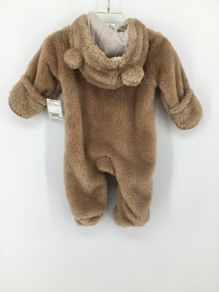 Just One You Made by Carters Child Size 3 Months Tan Solid Outerwear - boys