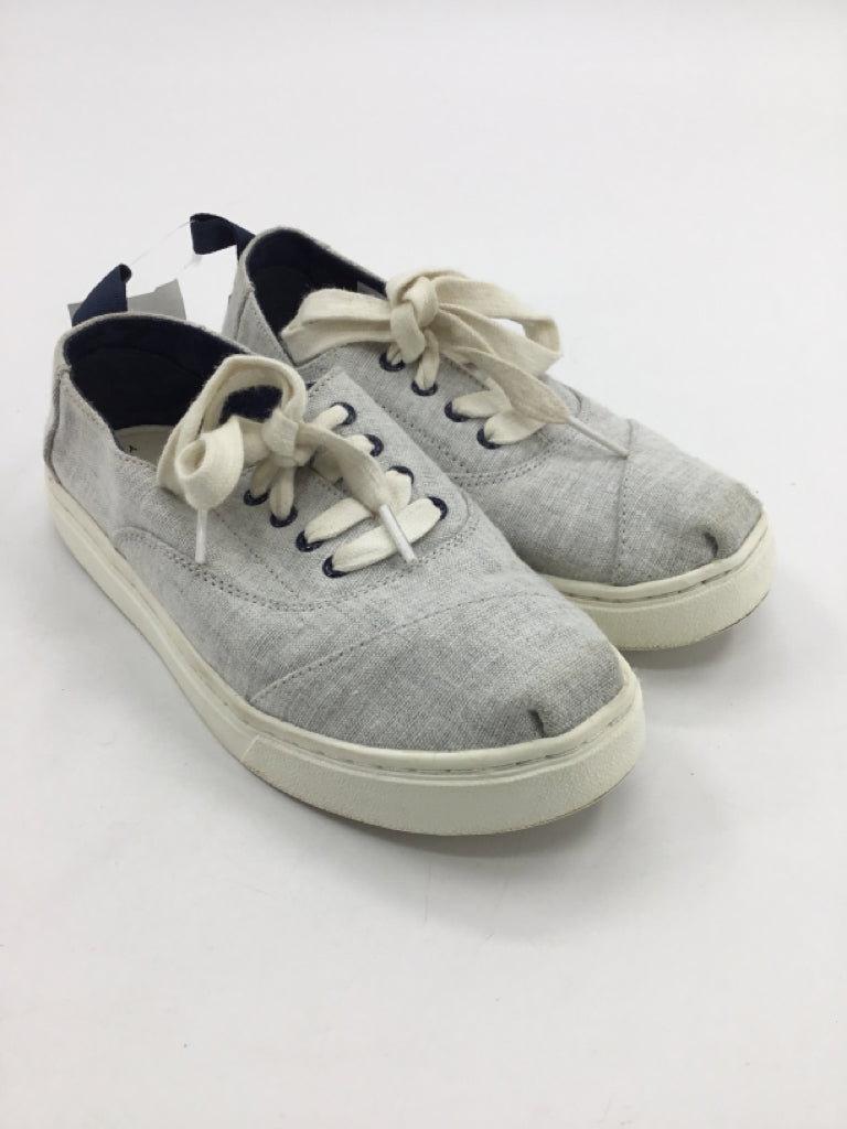 Toms Child Size 2 Youth Gray Sneakers