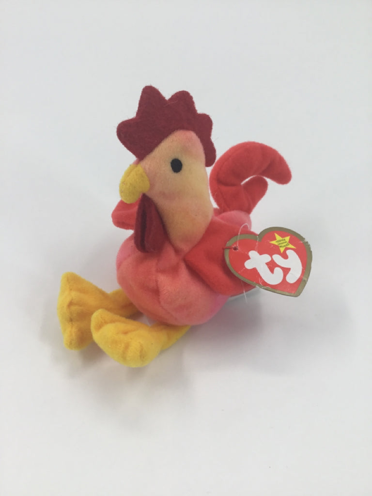 TY Teenie Beanie Baby Strut the Rooster