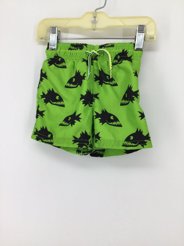 appaman Child Size 2 Green Print Swimwear - boys