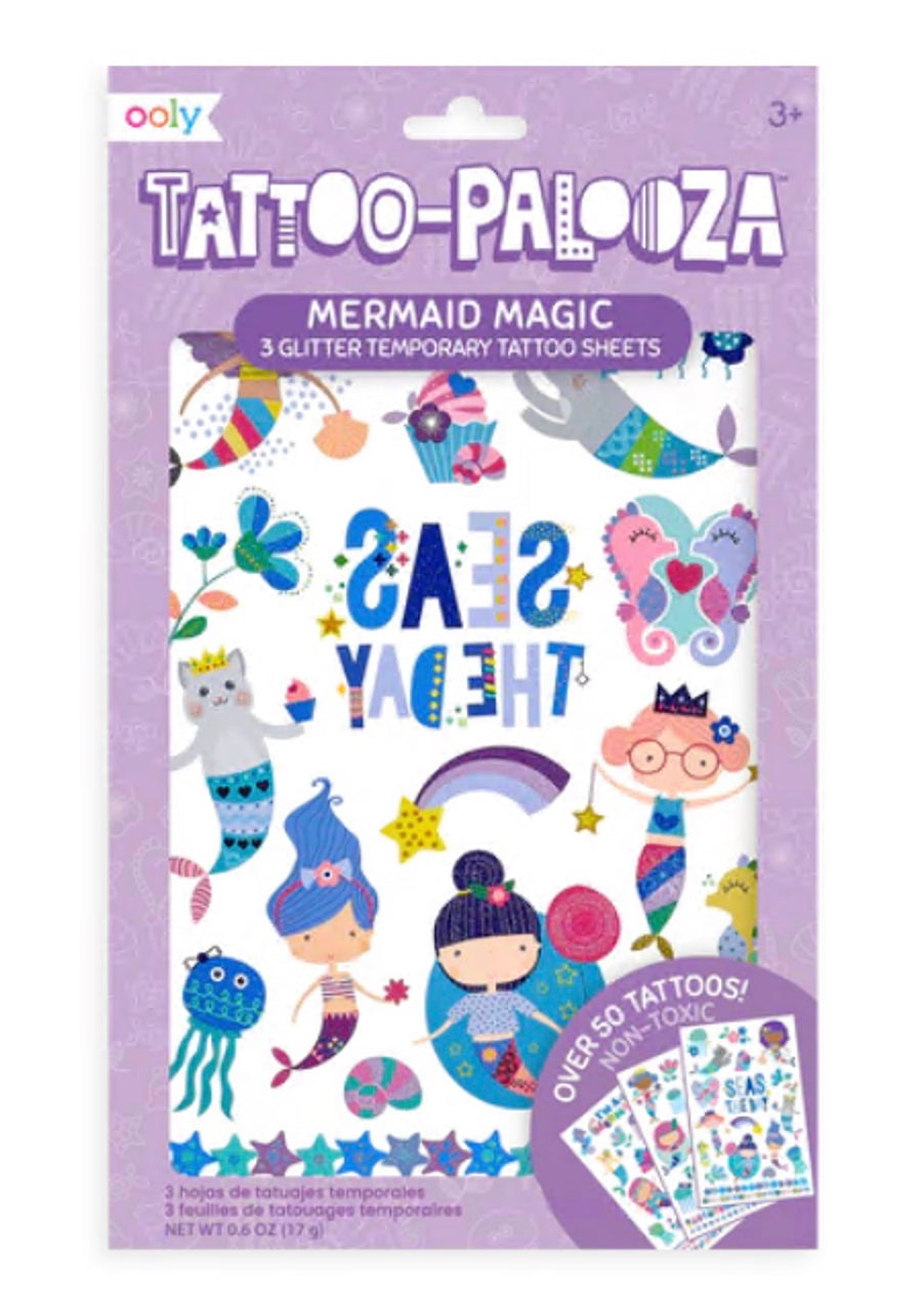 Ooly Mermaid Magic Temporary Glitter Tattoos