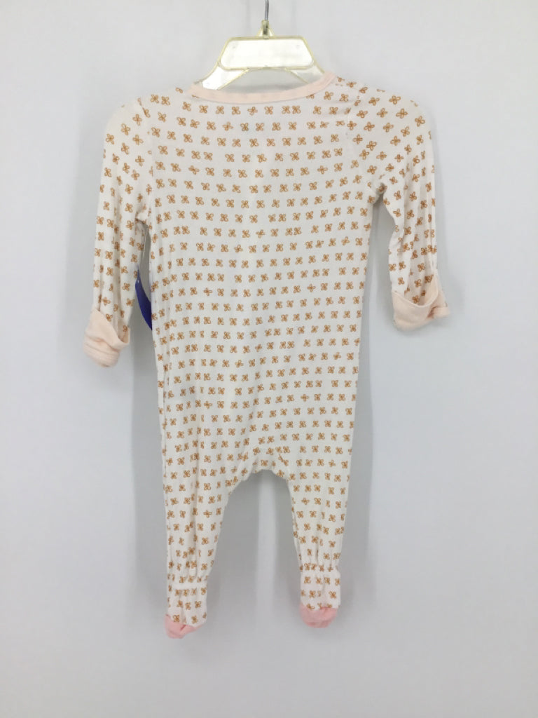 cloud island Child Size 0-3 Months Pink Sleepers