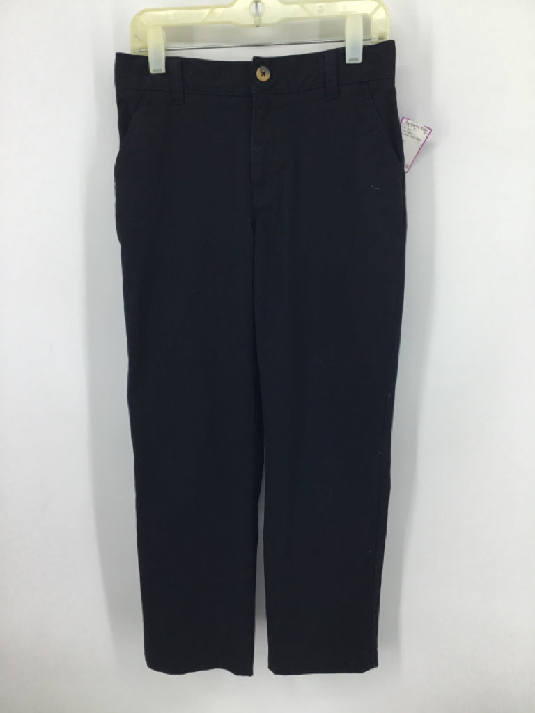 French Toast Child Size 10 Black Solid Pants - boys