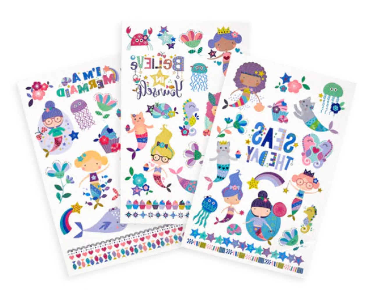 Ooly Mermaid Magic Temporary Glitter Tattoos