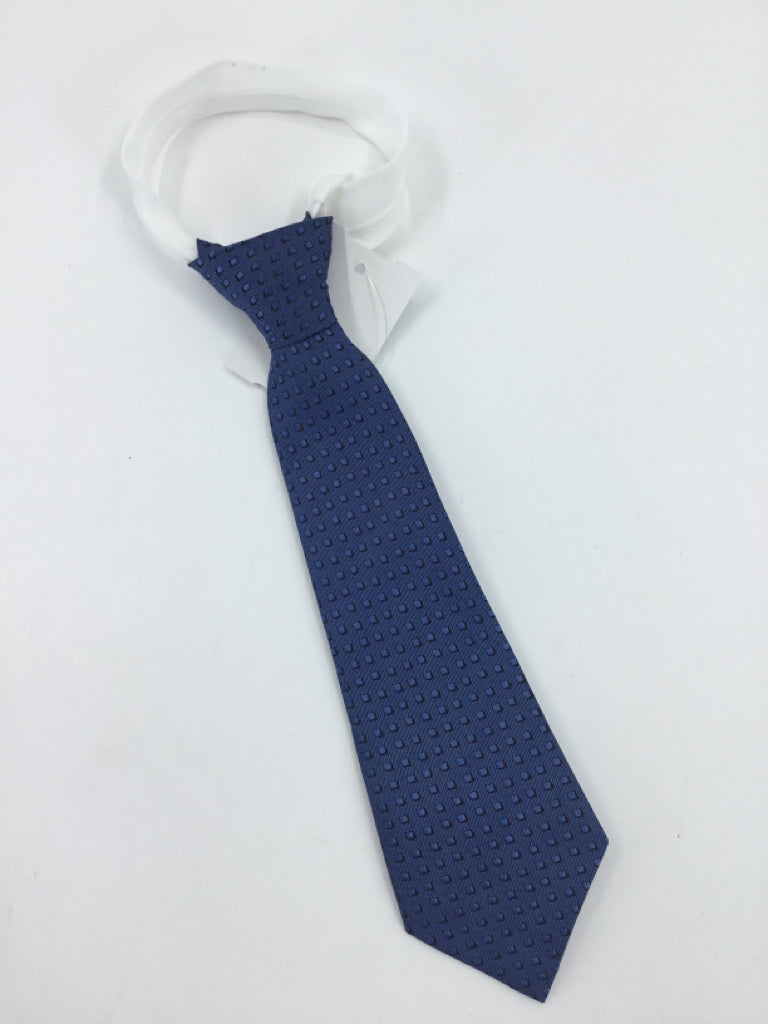 Child Size Toddler Blue Print Tie
