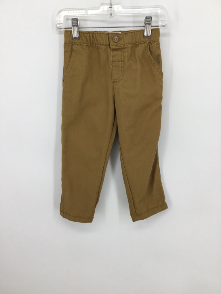 Penguin Child Size 2 Tan Solid Pants - boys