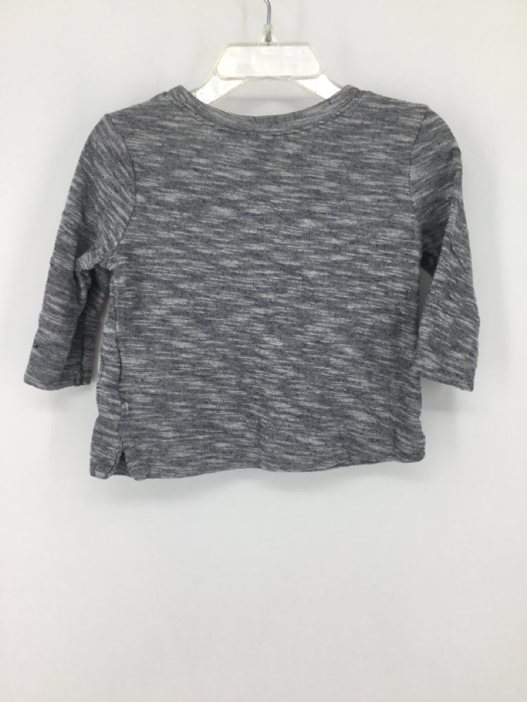 Old Navy Child Size 12-18 Months Gray Marbled Shirt - boys