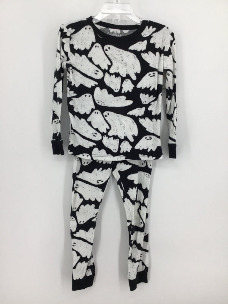 Cat & Jack Child Size 4 Black Halloween Pajamas