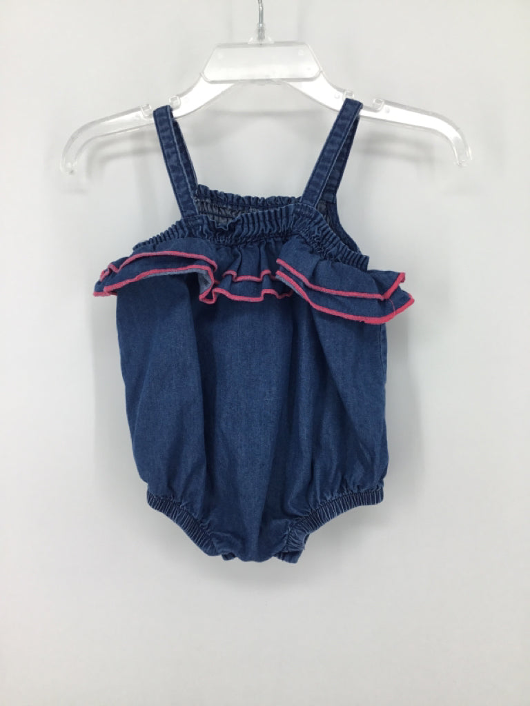 Cat & Jack Child Size 0-3 Months Blue Outfit - girls