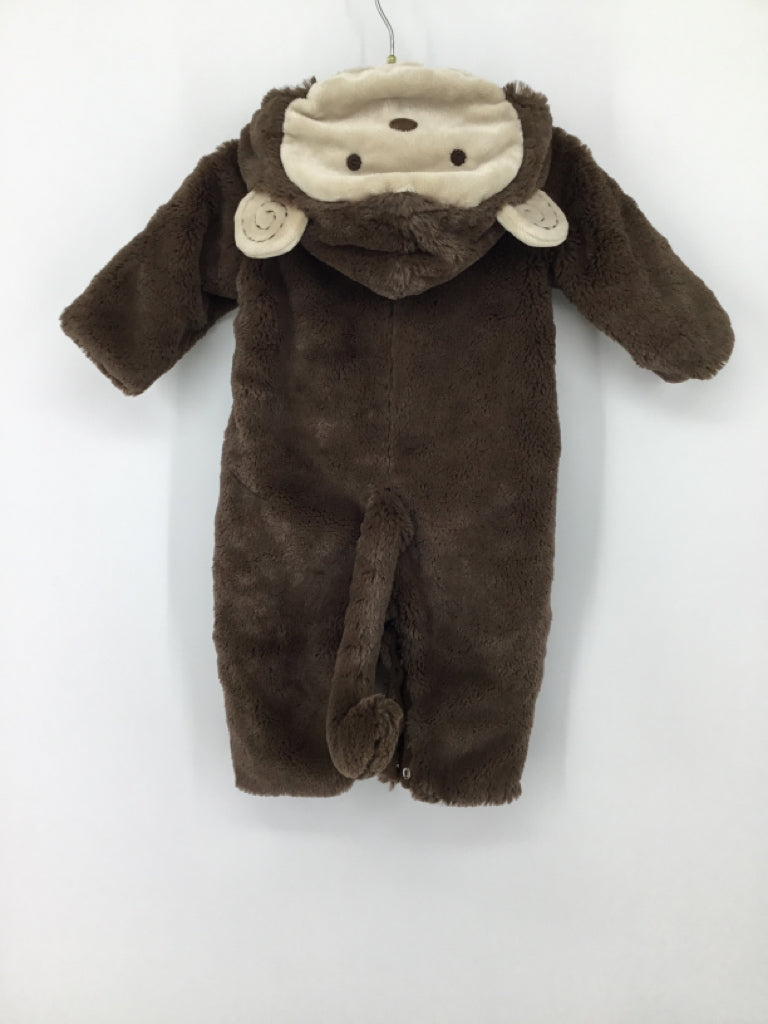 Pottery Barn Kids Child Size 0-6 Months Brown Monkey Halloween Costume