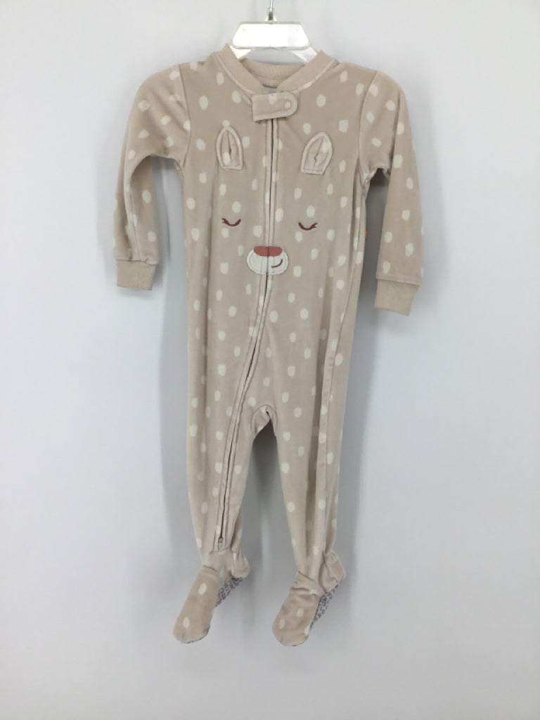 Carter's Child Size 12 Months Tan Sleepers