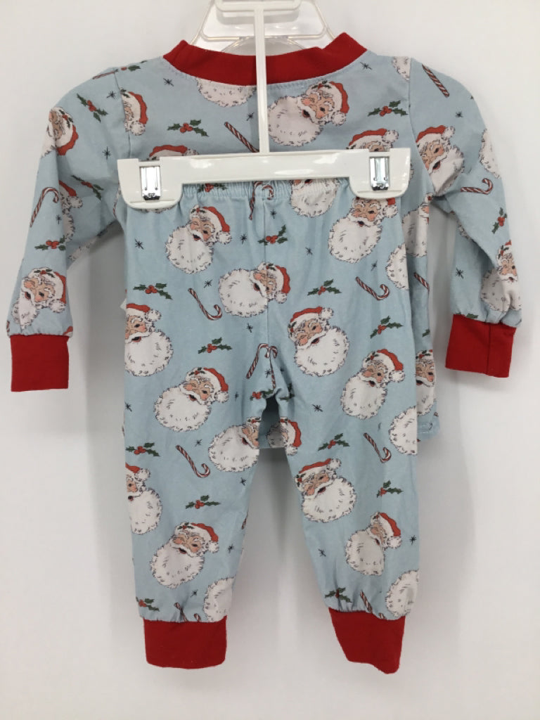 Cecil and Lou Child Size 6 Months Blue Christmas Pajamas