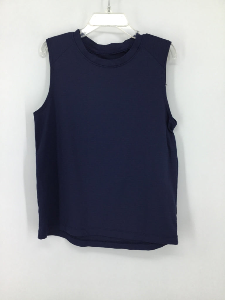 All In Motion Child Size 6 Navy Solid Tank top - boys