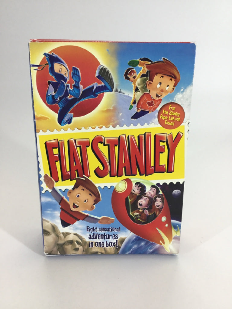 Flat Stanley 8-Book Box Set Paperback Books