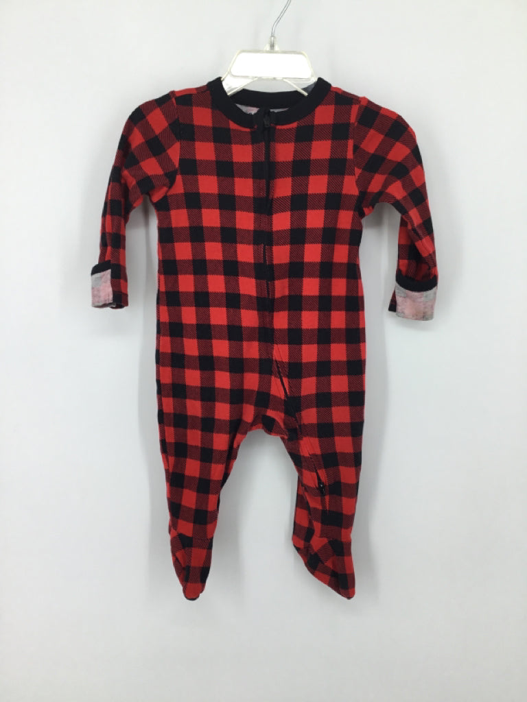 Old Navy Child Size 6-9 Months Red Sleepers