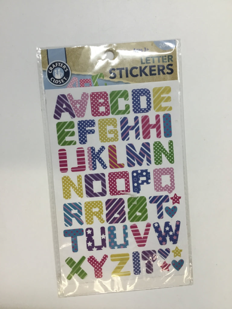 Crafter's Closet Letter Stickers