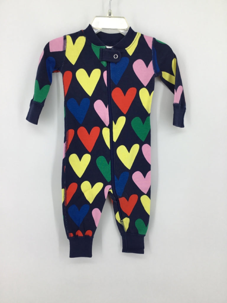 Hanna Andersson Child Size 3-6 Months Navy Pajamas - girls