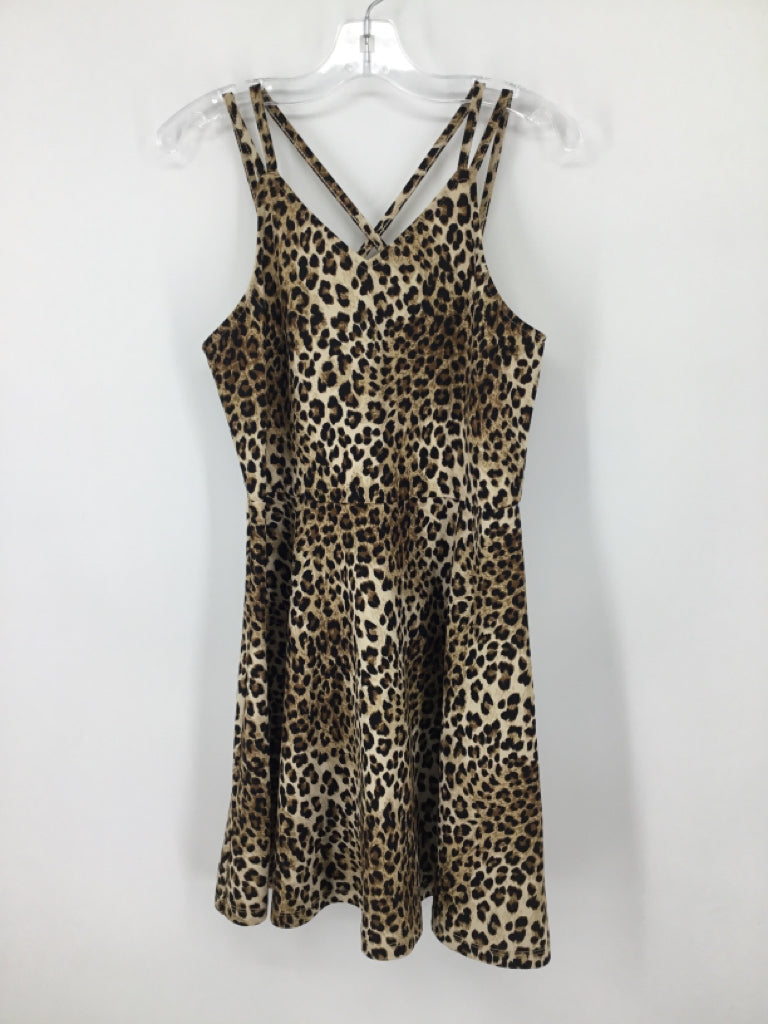 Zunie Child Size 12 Tan Dress - girls