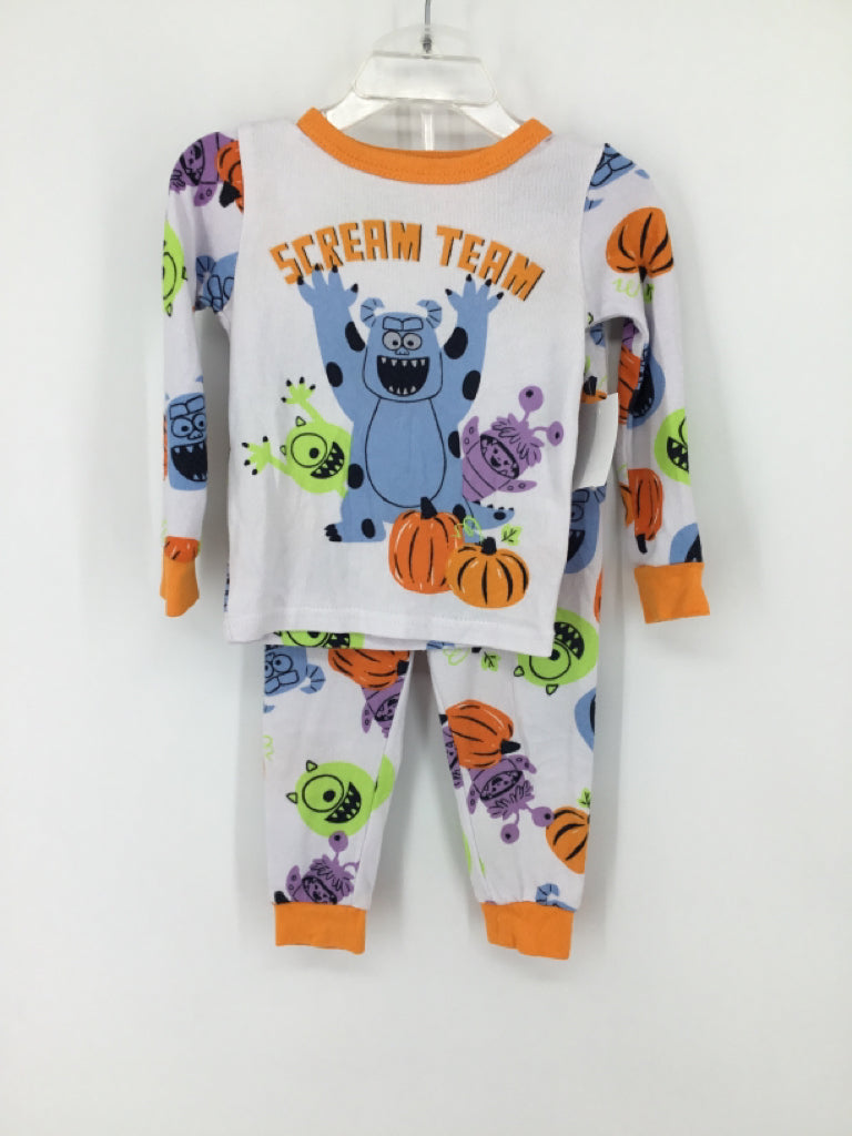 Disney Child Size 2 Multi-Color Halloween Pajamas
