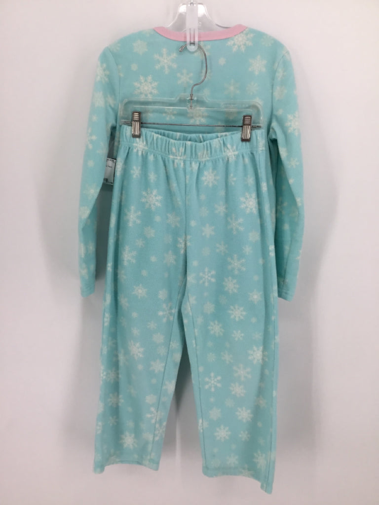 Lands' End Child Size 7 Blue Pajamas - girls