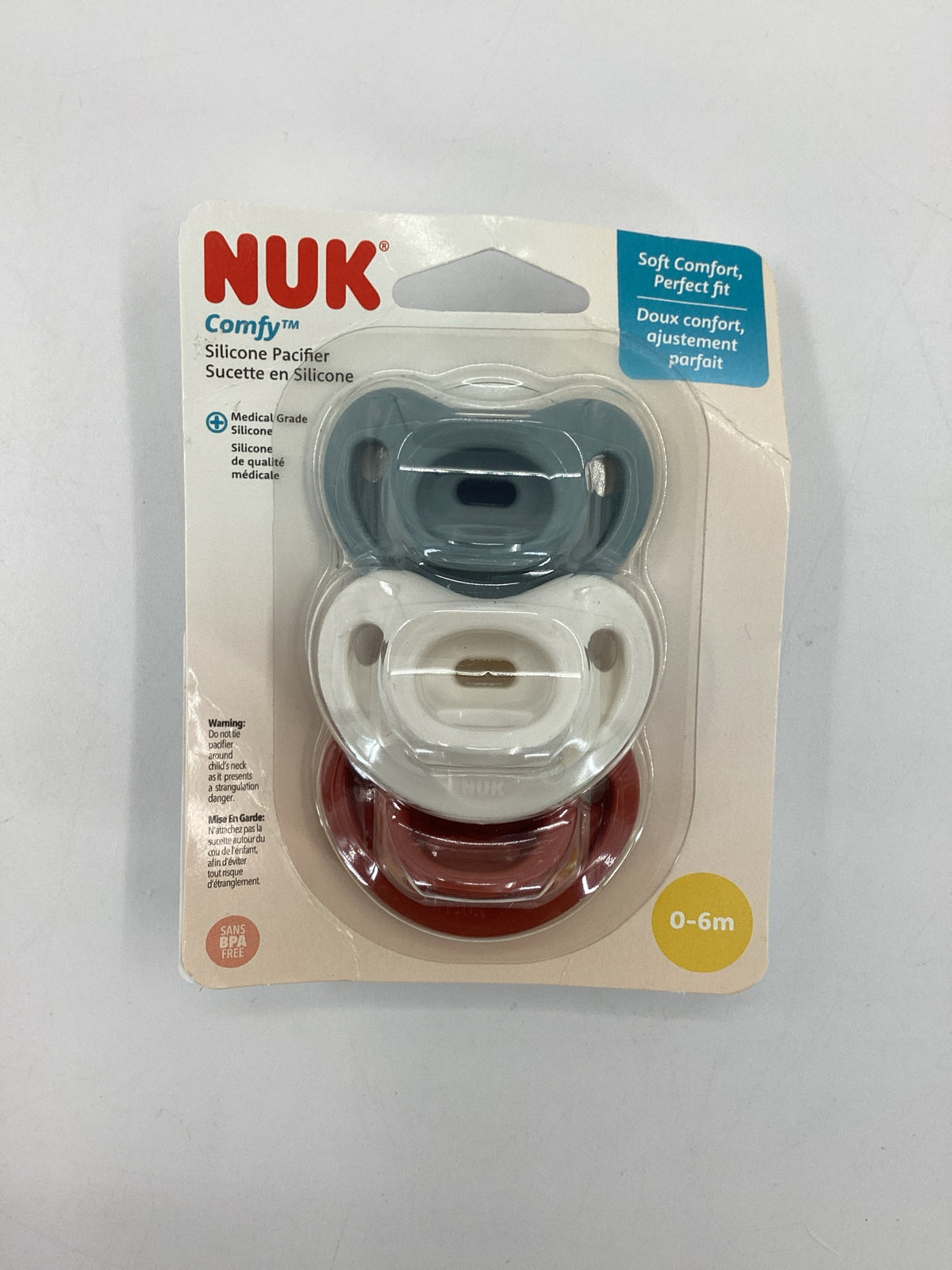 Nuk Comfy 3 pk Pacifiers