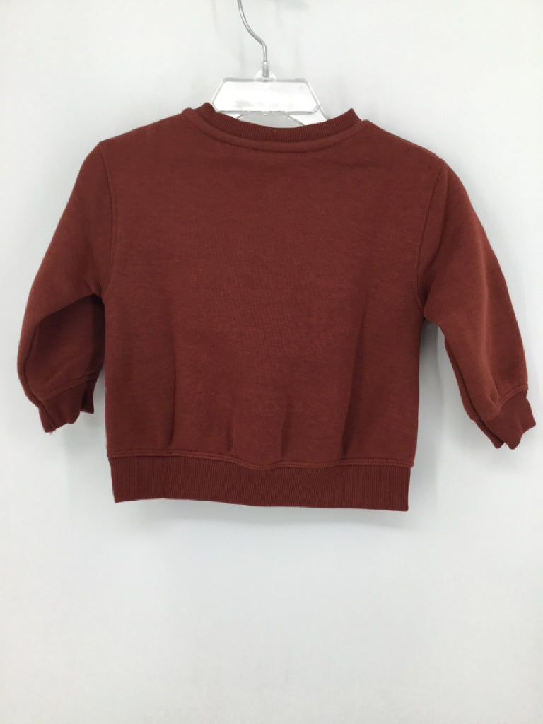 Little Co Child Size 9 Months Red Christmas Sweatshirt