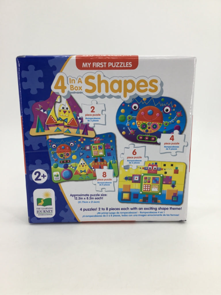 The Learning Journey My First Shapes 4 in a Box Shapes