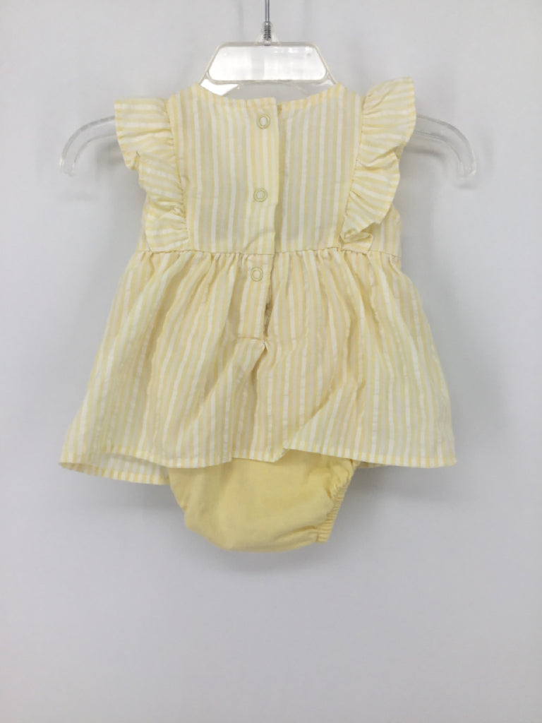 Child of Mine Child Size 0-3 Months Yellow Outfit - girls