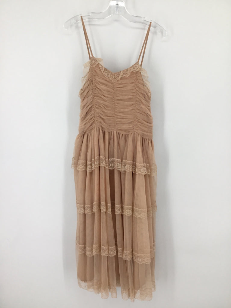 Noralee Child Size 10 Beige Dress - girls