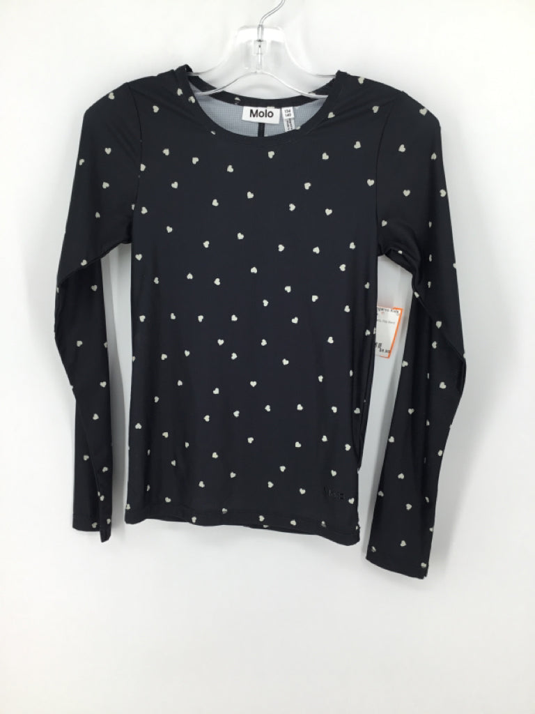 Molo Child Size 8 Black Shirt - girls